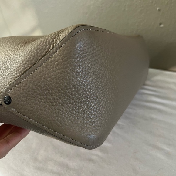 Coach Gotham Tote 34 Leather Bag C0239 Macadamia Pebbled Leather - Picture 9 of 16